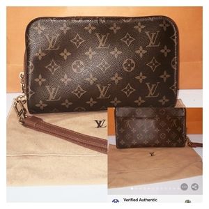 💚Vintage Louis Vuitton Clutch Orsay monogram